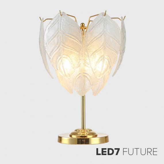 Loft Industry Modern - Glass Feathers Table